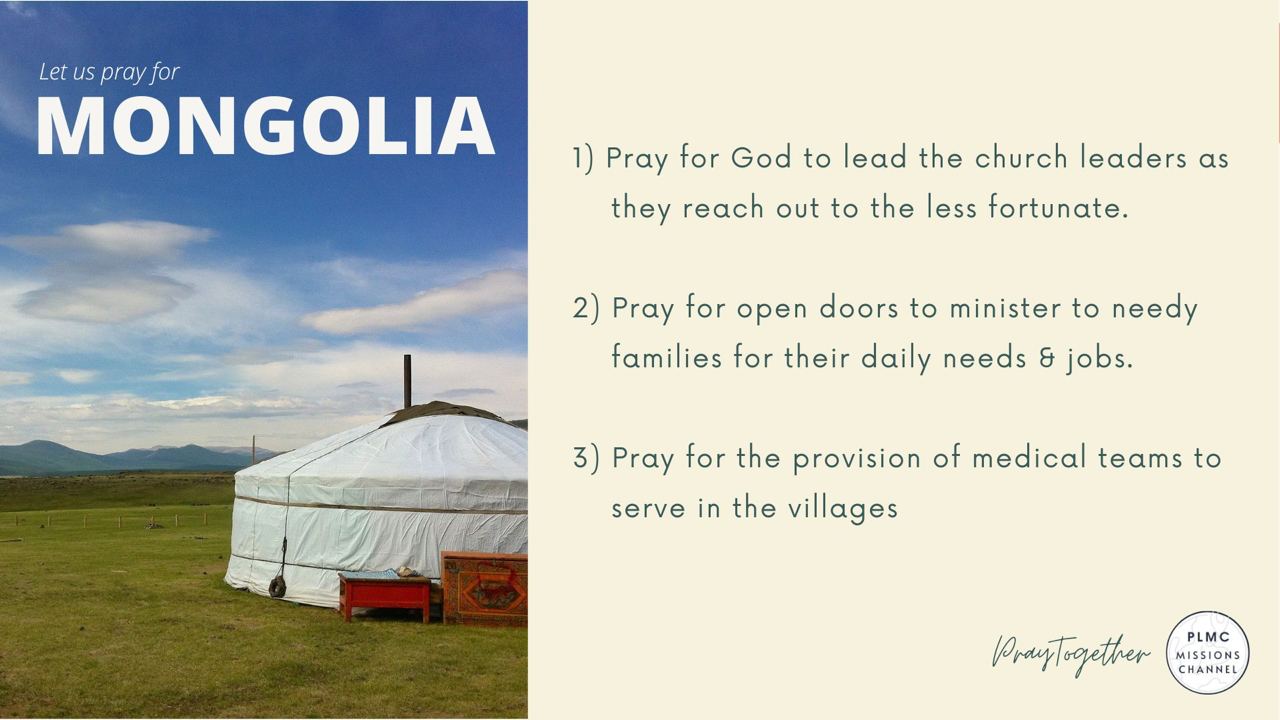 Pray Mongolia