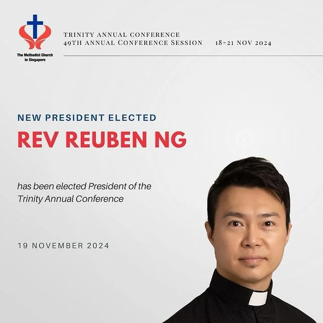 New TRAC President - Rev Reuben Ng