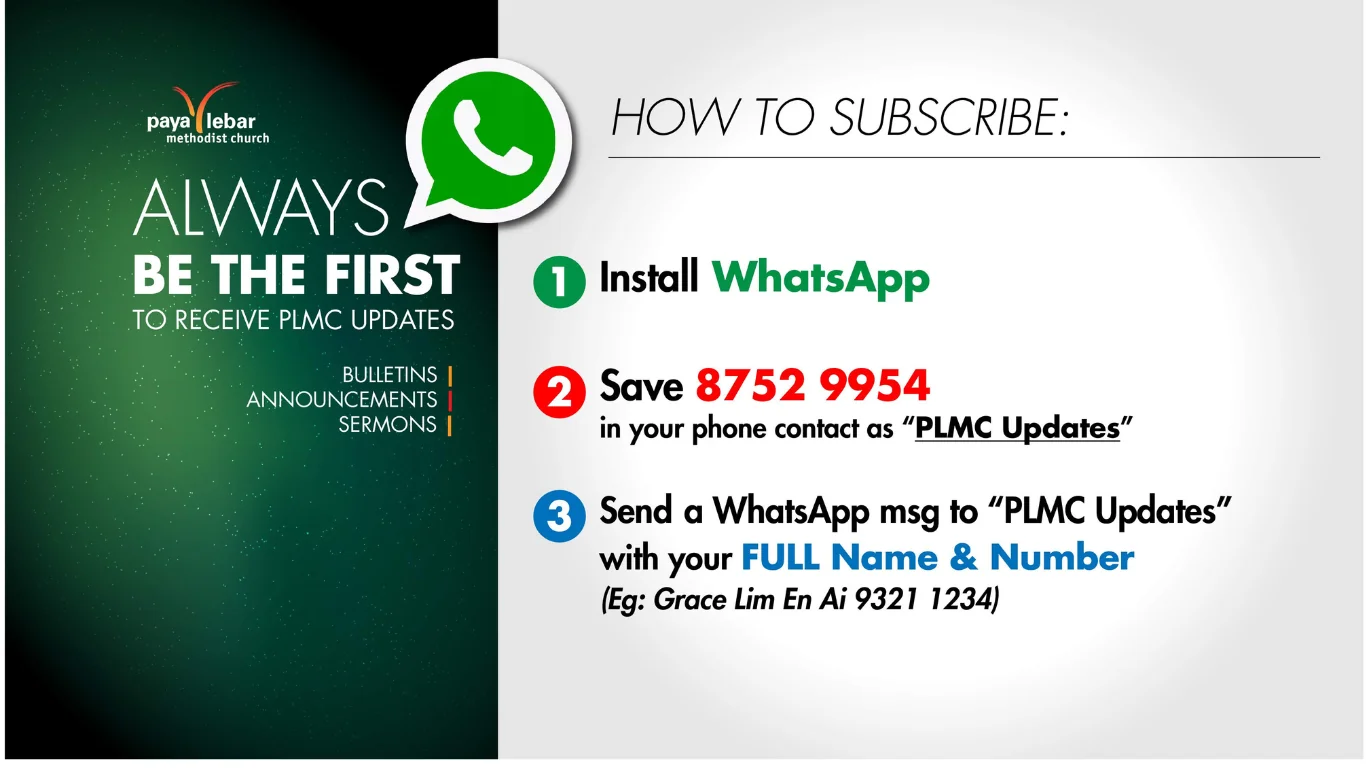 PLMC Updates WhatsApp Broadcast