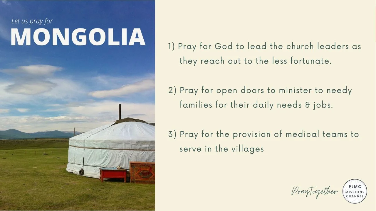 Pray Mongolia