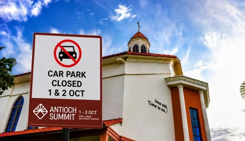 Cark Park Closed for Antioch Summit
